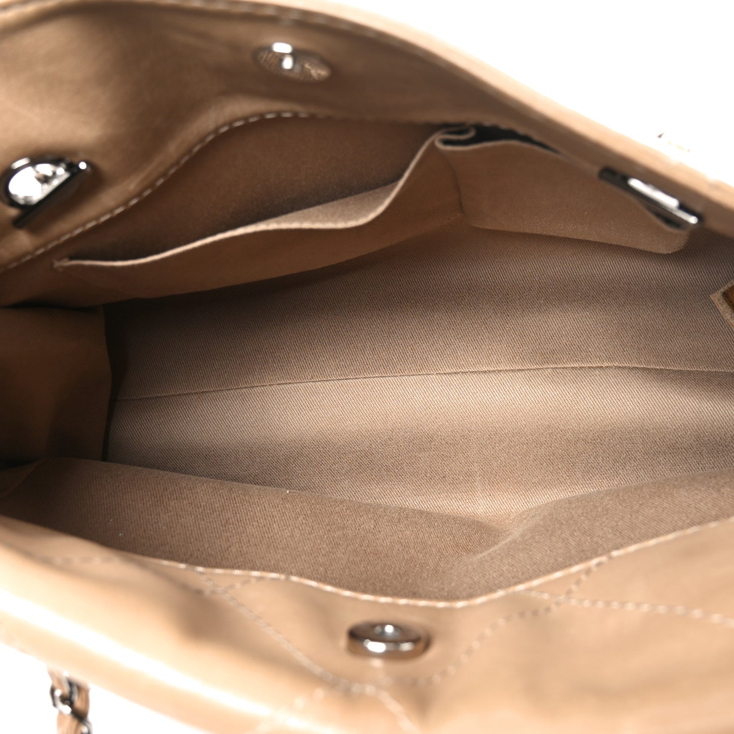 Washed Calfskin Diamond Stitch Large Hamptons Shopping Tote Beige