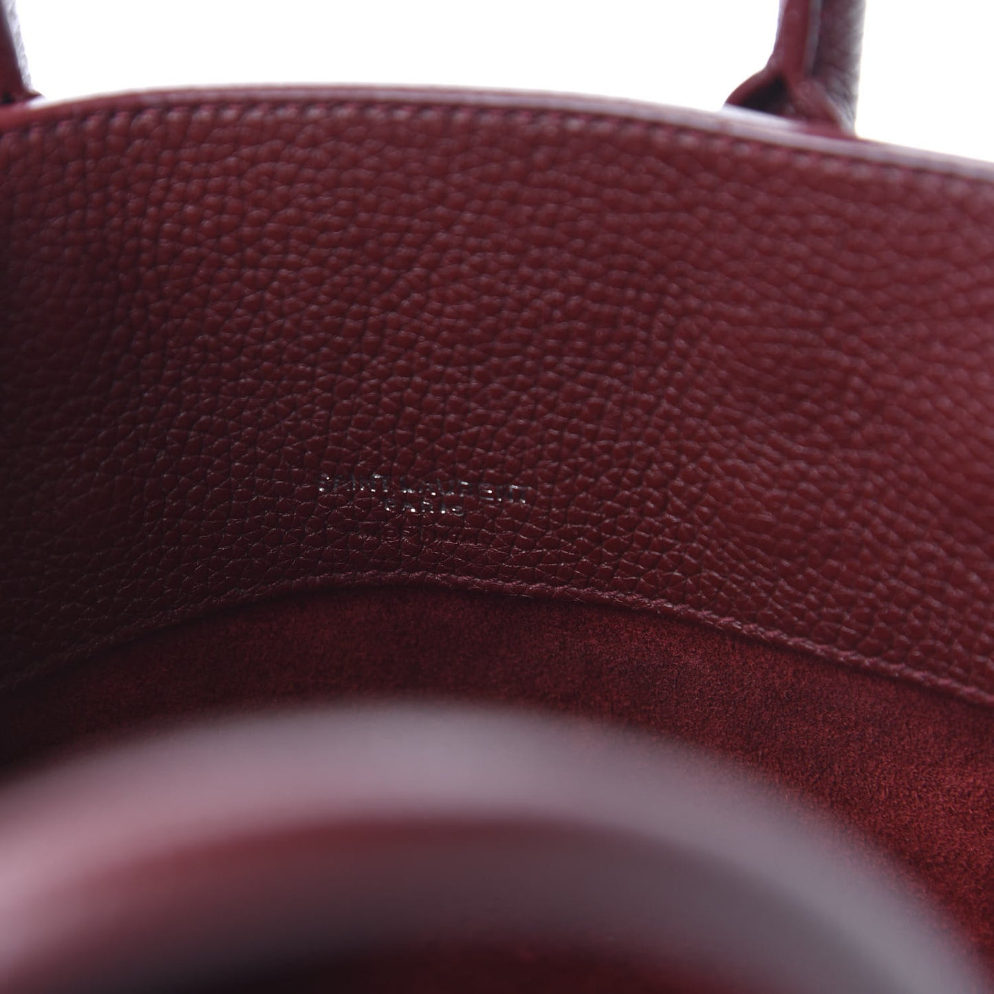 Grained Calfskin Nano Sac De Jour Souple Palissandre