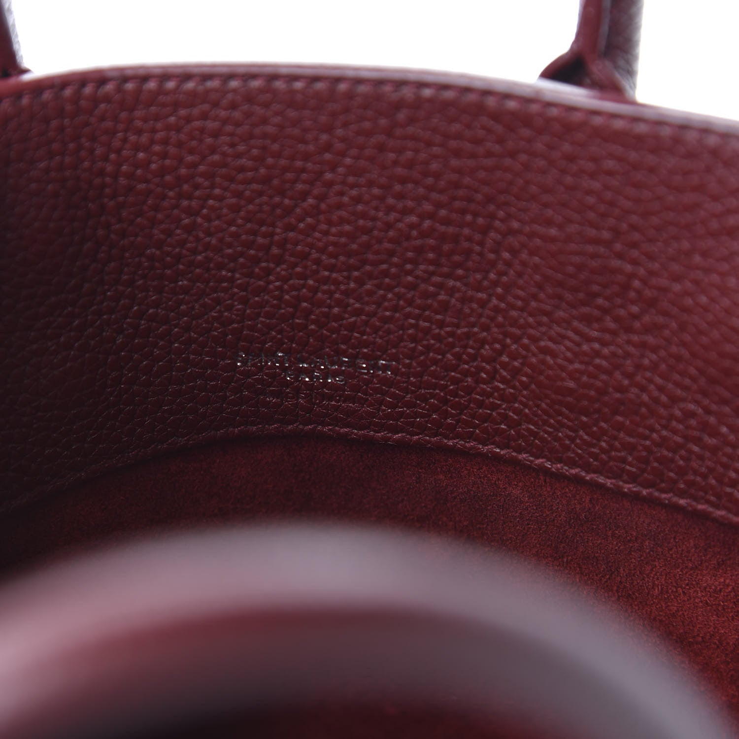 Saint Laurent Grained Calfskin Nano Sac De Jour Souple Palissandre 7 of 10