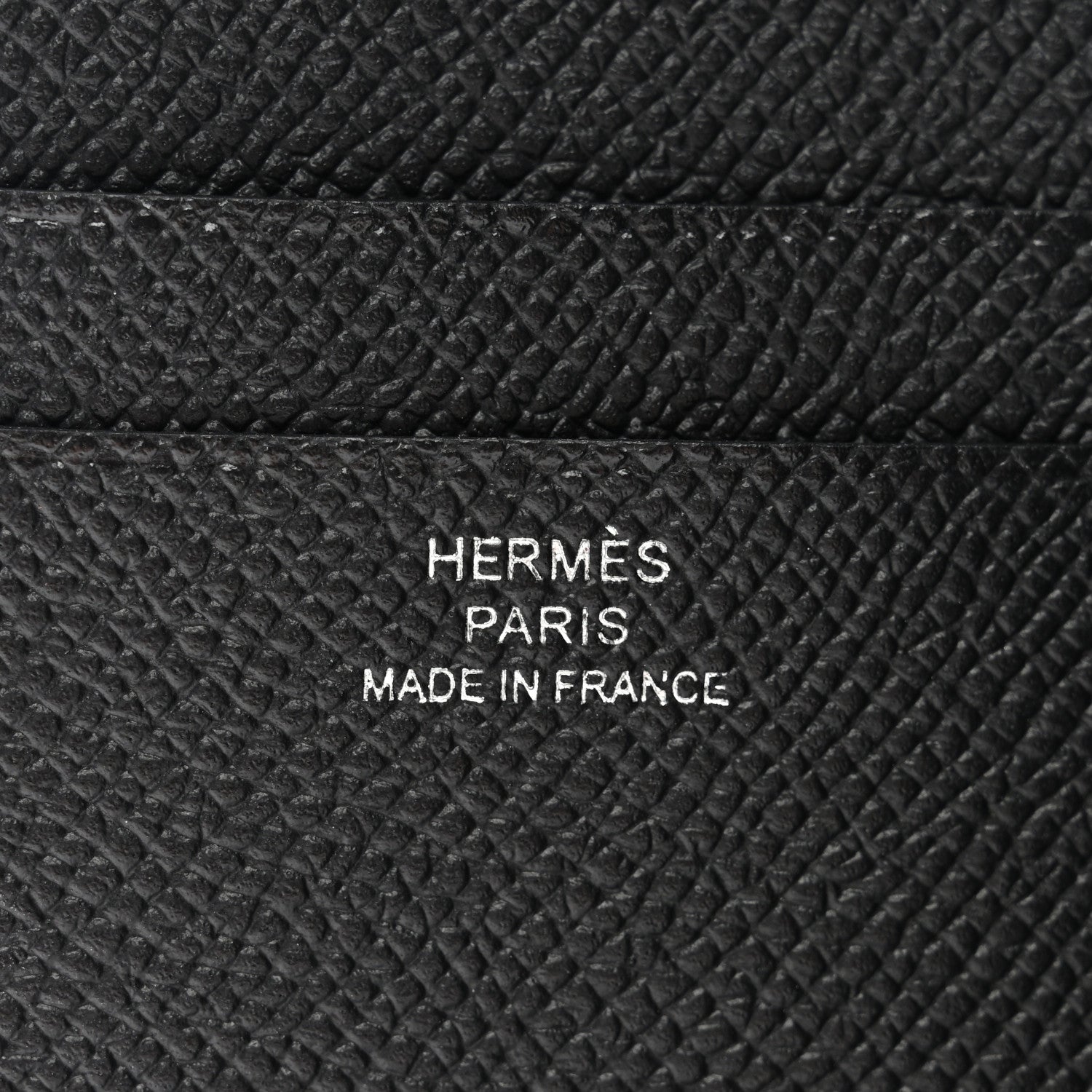 Hermes Epsom MC2 Euclide Card Holder Case Black 6 of 9