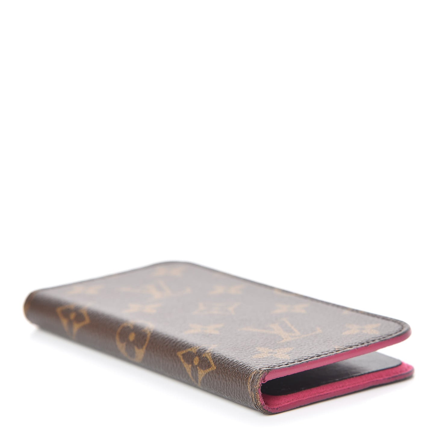 Monogram iPhone X Folio Case Rose Pop