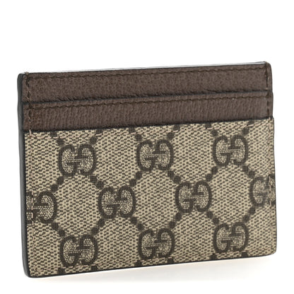 Gucci GG Supreme Monogram Ophidia Card Holder Brown 3 of 9