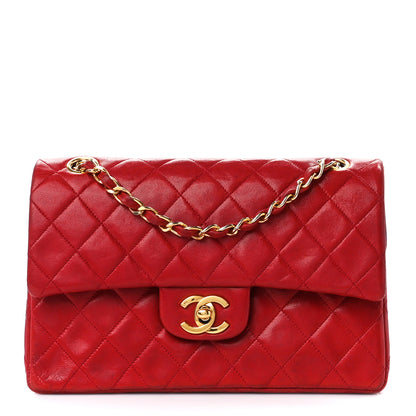 Chanel Lambskin Quilted Small Double Flap Red 1 of 16