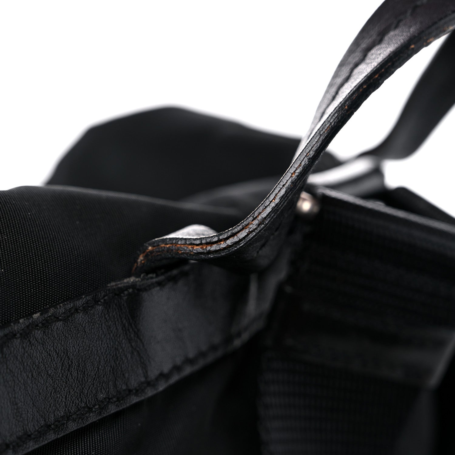 Prada Nylon Vela Medium Backpack Black 11 of 13