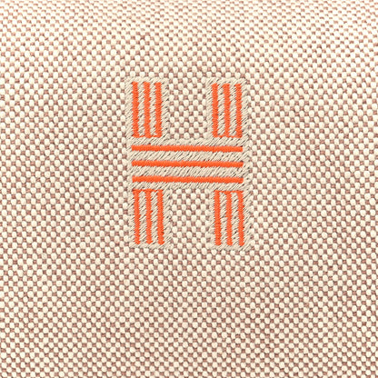 Hermes Canvas Small Bride-A-Brac Pouch Natural Orange 7 of 8