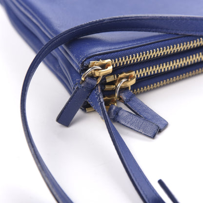 Celine Lambskin Small Trio Crossbody Bag Indigo 11 of 17