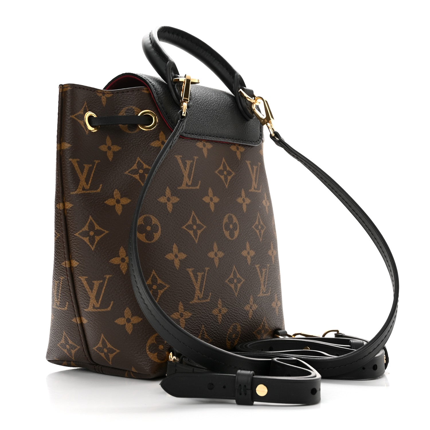 Louis Vuitton Monogram BB Montsouris NM Backpack Black 3 of 10