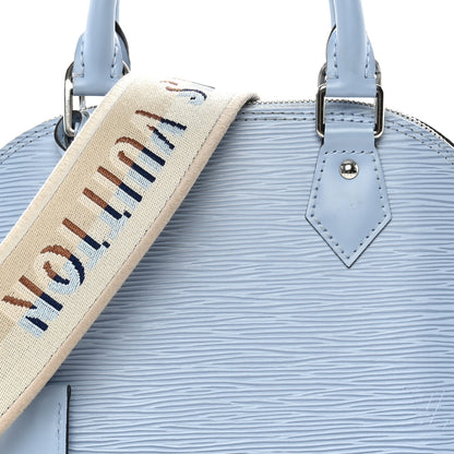Louis Vuitton Epi Jacquard Alma BB Bleu Nuage 8 of 10