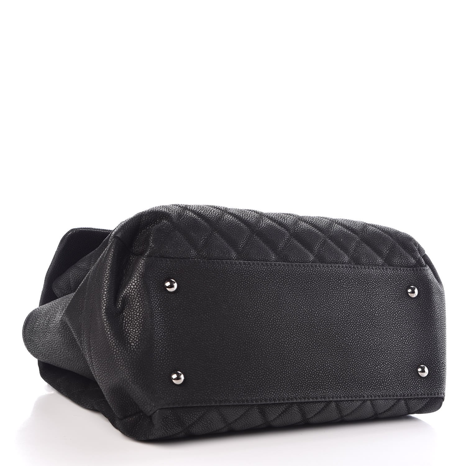 Chanel Iridescent Caviar Medium Lady Pearly Flap Black 4 of 11