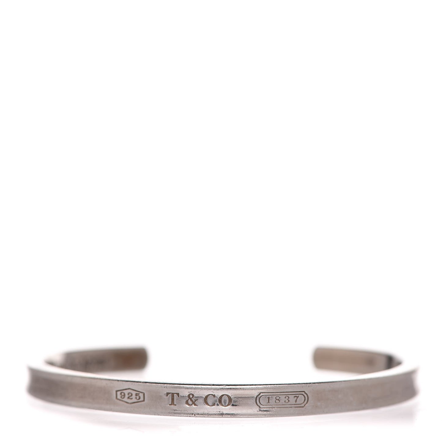 Sterling Silver Narrow 1837 Cuff Bracelet