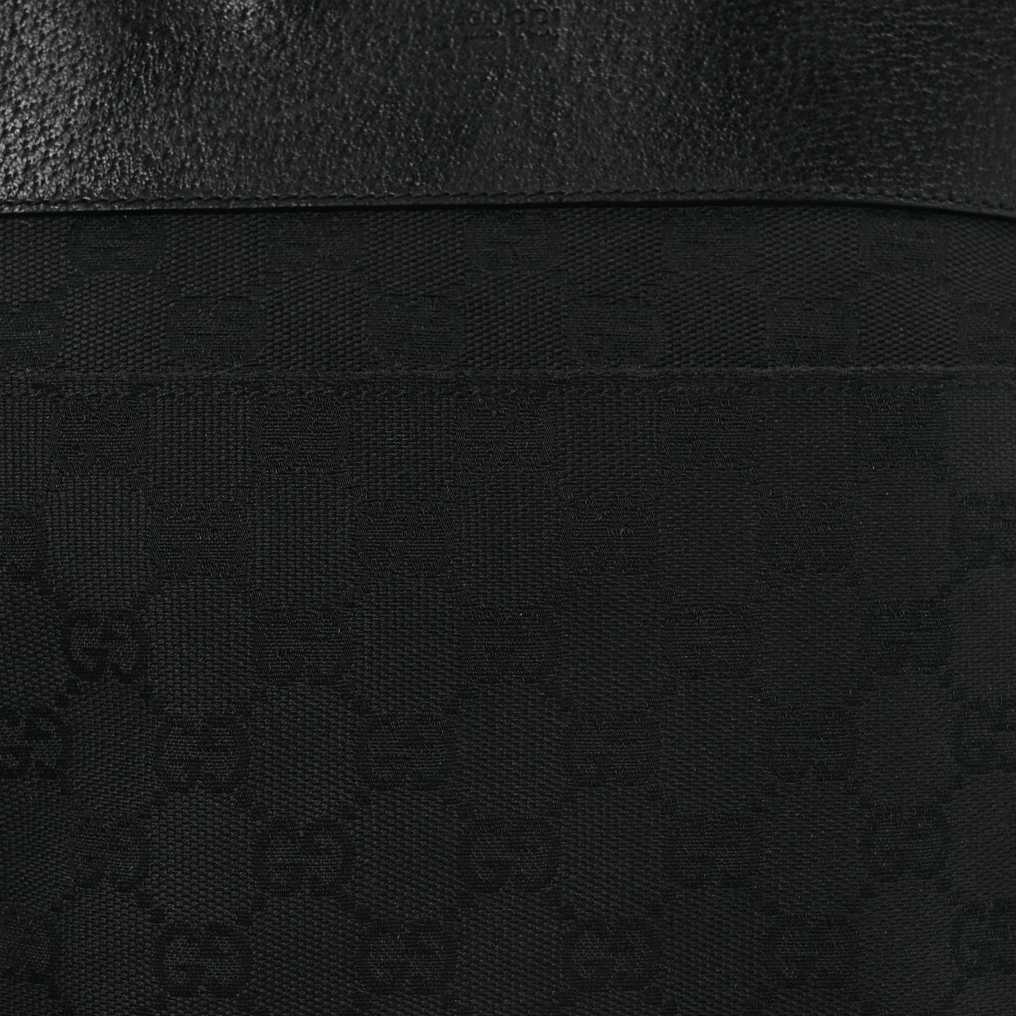 GG Monogram Messenger Crossbody Bag Black