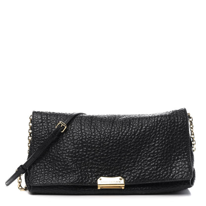 Burberry Signature Grain Medium Mildenhall Crossbody Bag Black 1 of 13