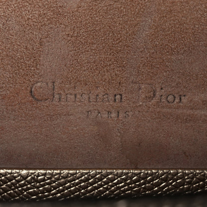 Christian Dior Metallic Grained Calfskin Saddle Belt Bag Gold 5 of 8