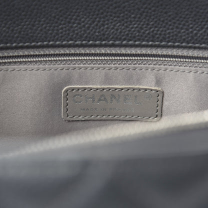 Chanel Caviar Quilted Grand Shopping Tote GST Grey 8 of 10
