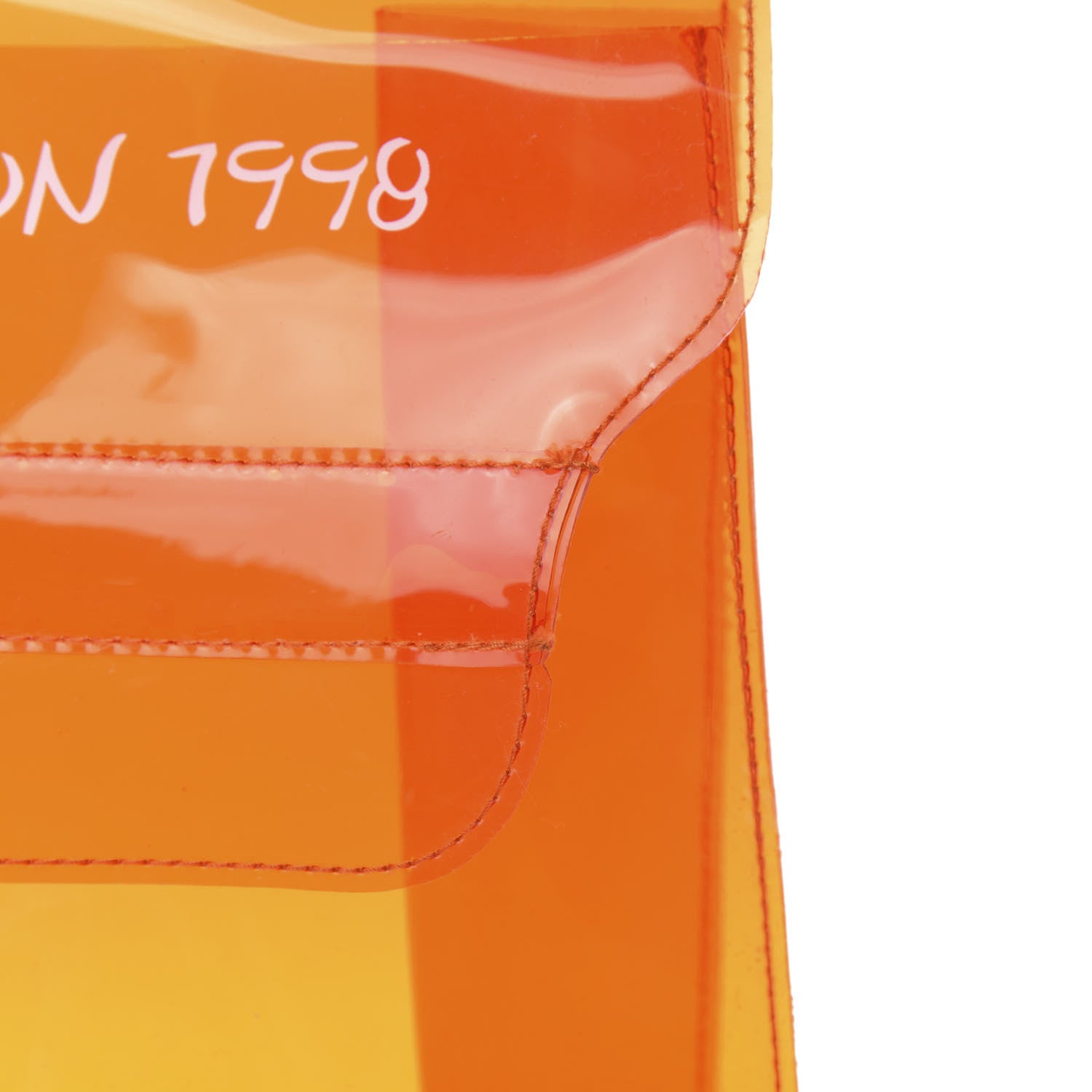 Hermes Vinyl Souvenir De L'Exposition Kelly Orange 9 of 13