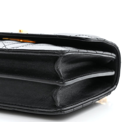 Christian Dior Lambskin Macrocannage Mini Miss Caro Bag Black 10 of 10