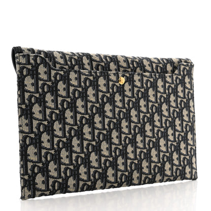 Christian Dior Oblique 30 Montaigne Avenue Pouch With Flap Blue 3 of 6