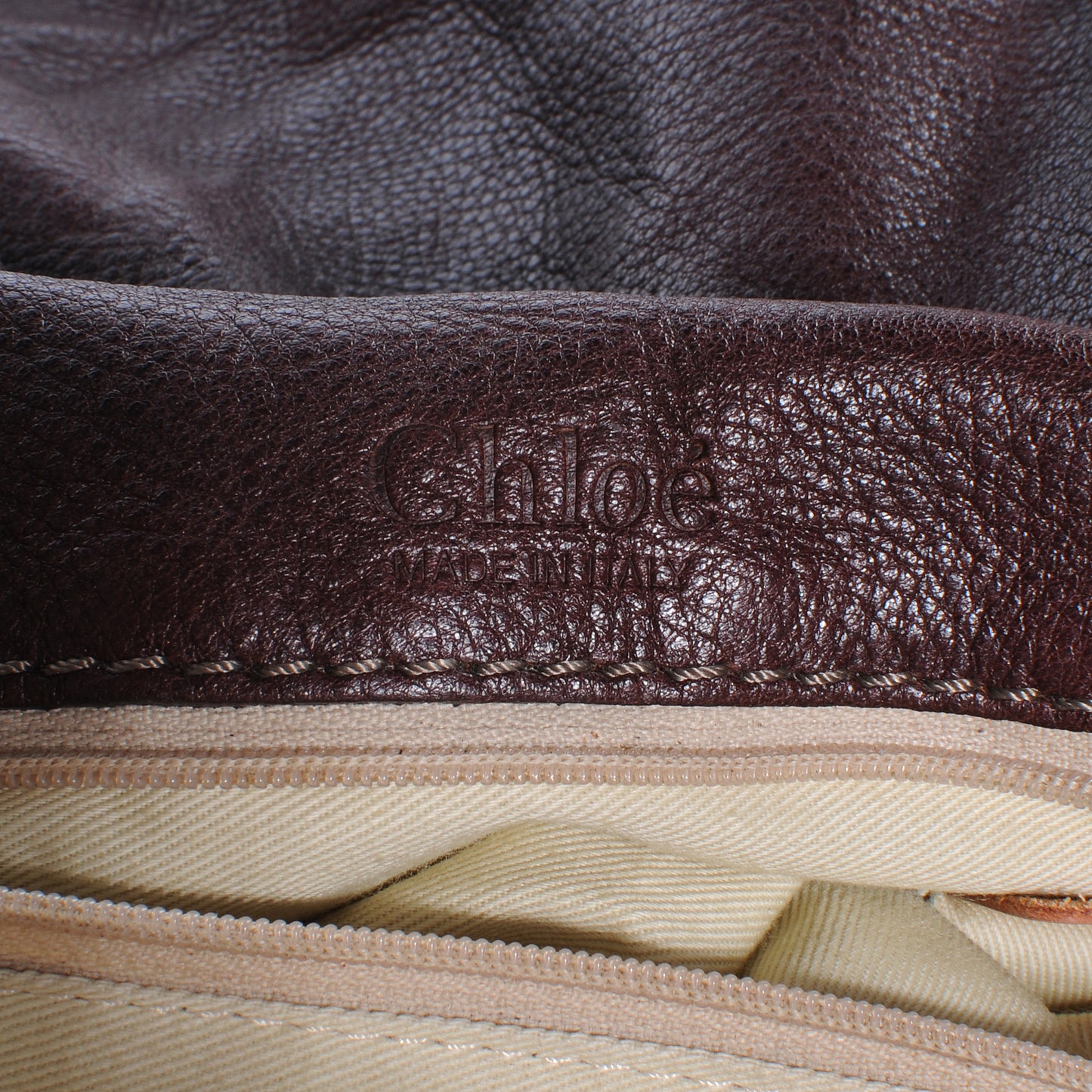 Leather Paddington Satchel Chocolate