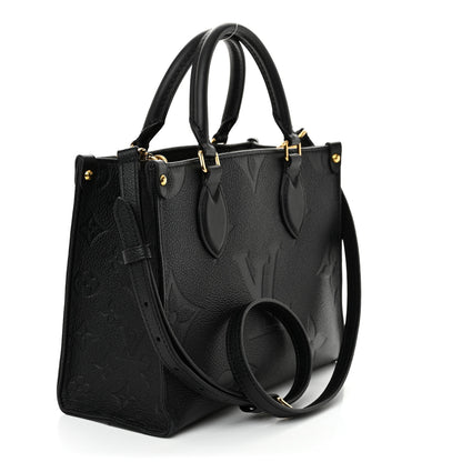 Louis Vuitton Empreinte Monogram Giant Onthego PM Black 3 of 12
