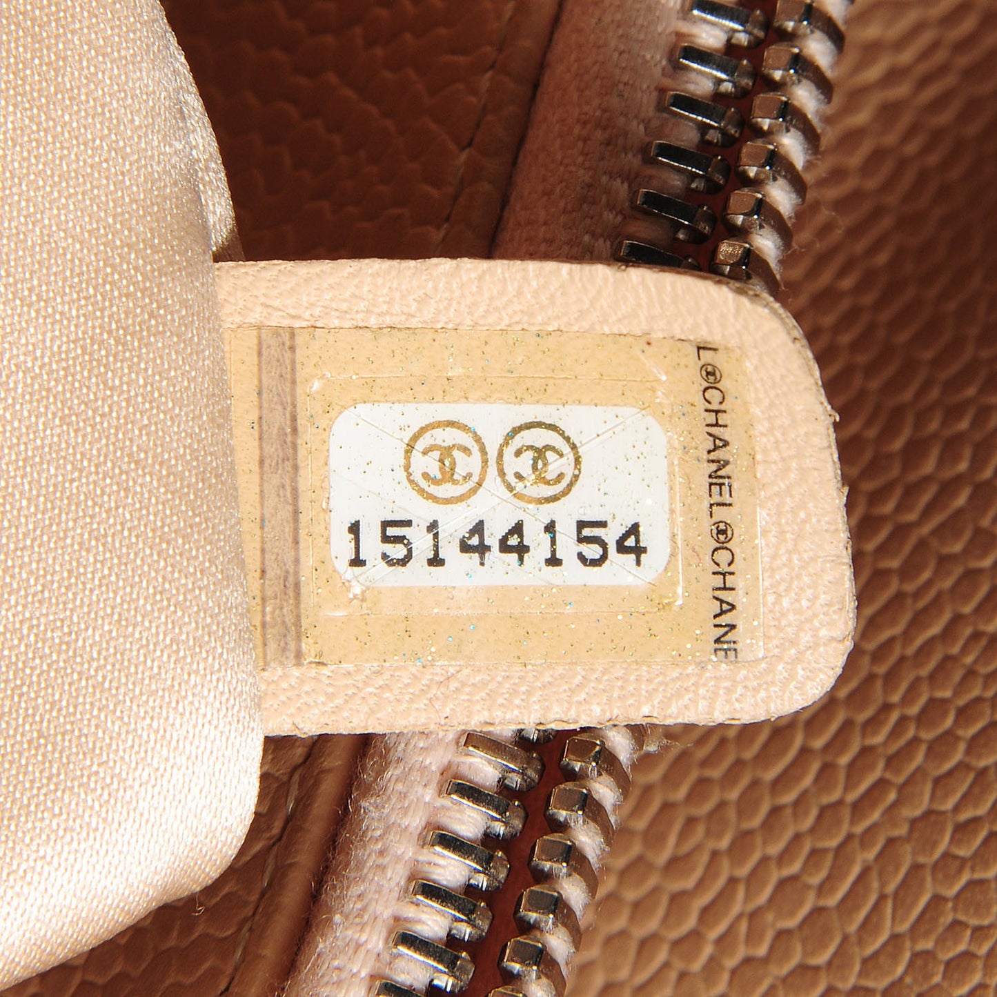 Caviar Grand Shopping Tote GST Beige Clair