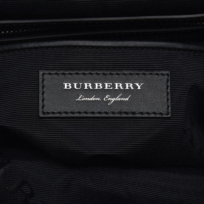 Burberry Laminated Tartan Patchwork Medium Rucksack Backpack Military Red 6 of 7