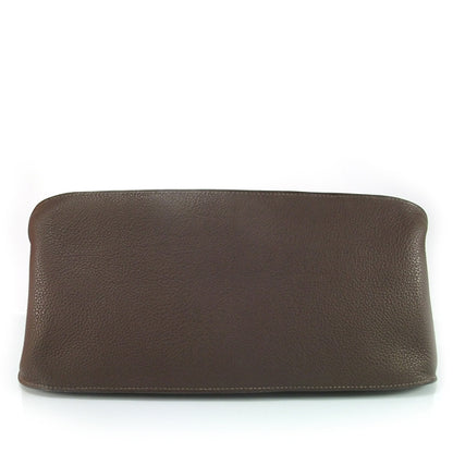 Hermes Taurillon Clemence Jypsiere 34 Chocolate 4 of 9