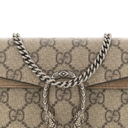 Gucci GG Supreme Monogram Super Mini Dionysus Shoulder Bag Taupe 7 of 11