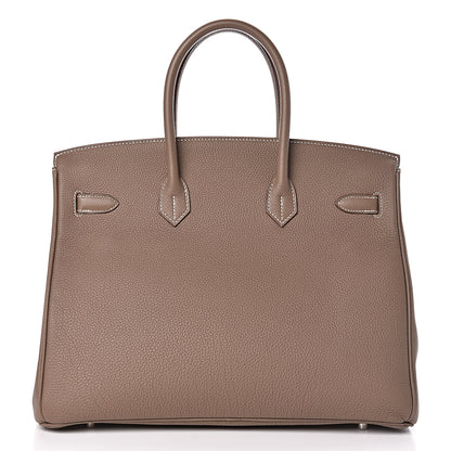Hermes Togo Birkin 35 Etoupe 4 of 38