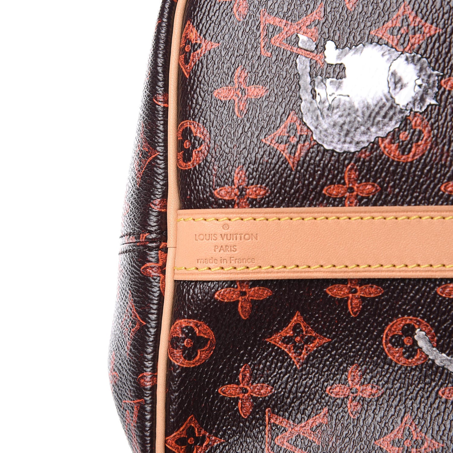 Louis Vuitton Catogram Speedy Bandouliere 30 Marron 9 of 11