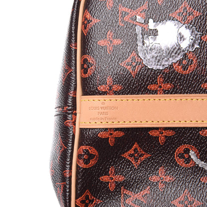 Louis Vuitton Catogram Speedy Bandouliere 30 Marron 9 of 11