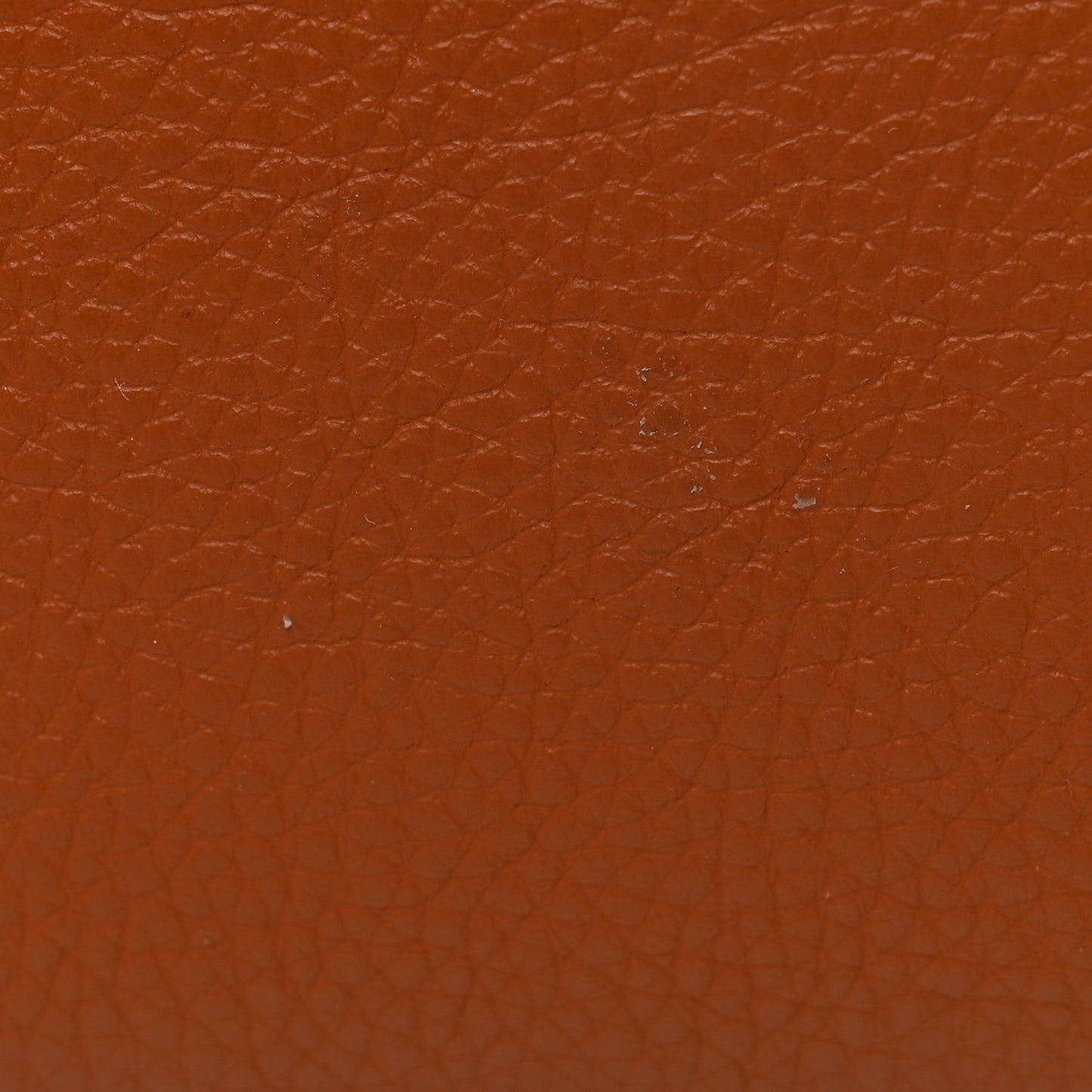 Calfskin Alphabet Flat Pouch Clutch Tan