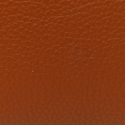 Chloe Calfskin Alphabet Flat Pouch Clutch Tan 14 of 14