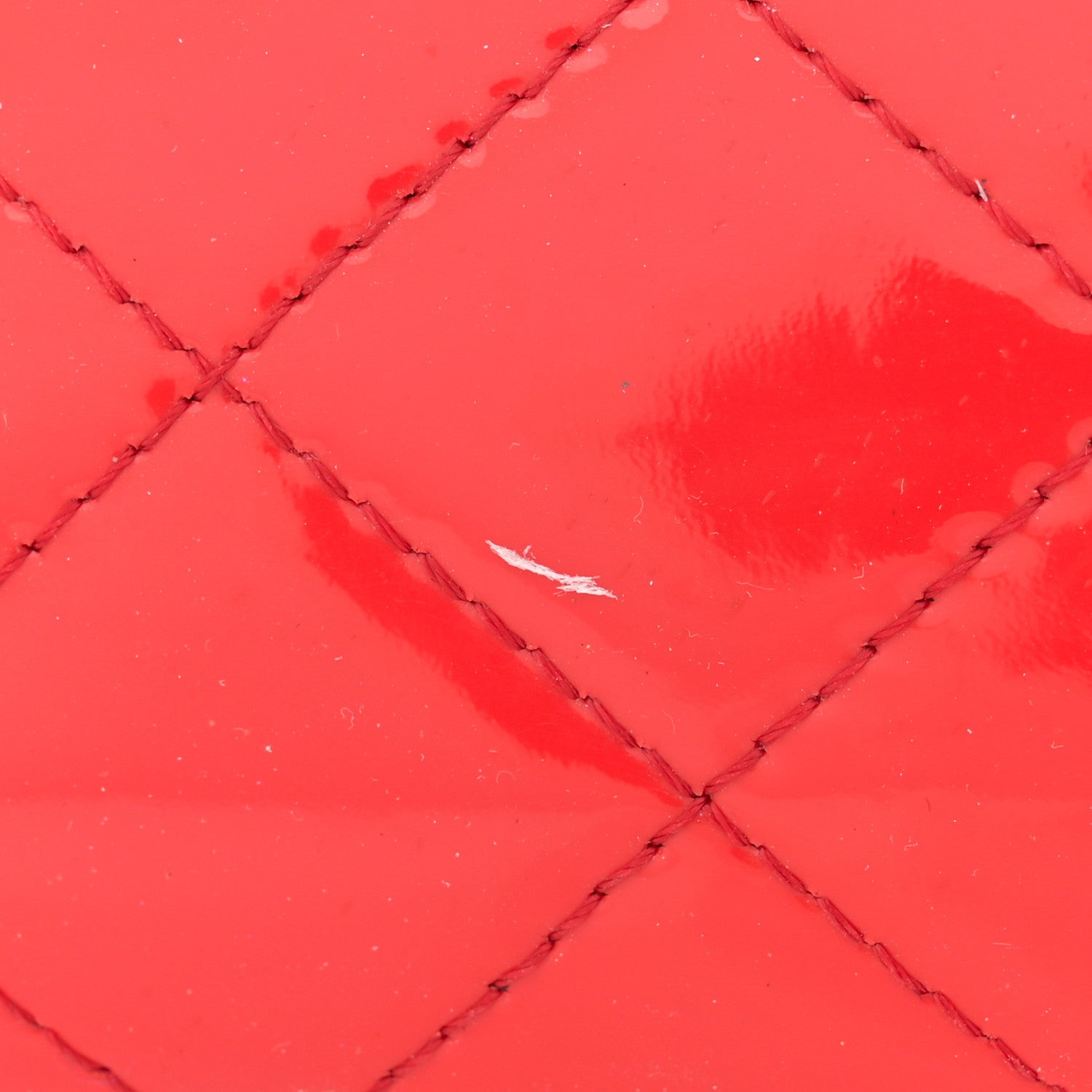 Chanel Patent Calfskin Quilted Mini Rectangular Flap Red 11 of 12