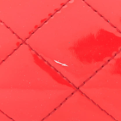 Chanel Patent Calfskin Quilted Mini Rectangular Flap Red 11 of 12