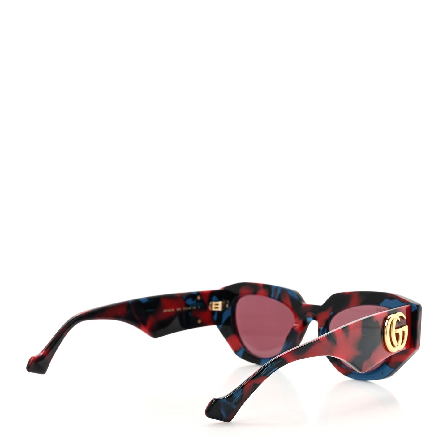 Acetate Cat Eye Sunglasses GG1421S Red Tortoiseshell