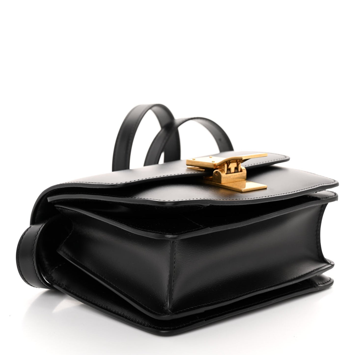 Box Calfskin Small Classic Box Flap Bag Black