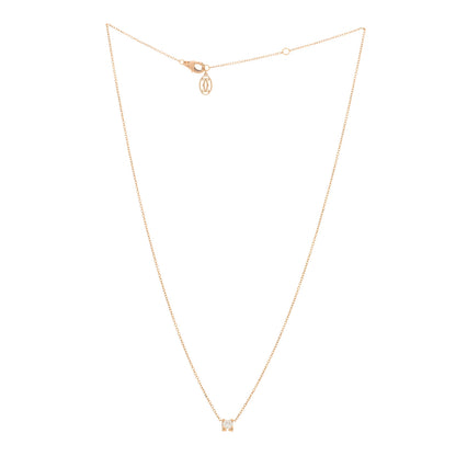 Cartier 18K Pink Gold Diamond .20ct C De Cartier Pendant Necklace 2 of 3