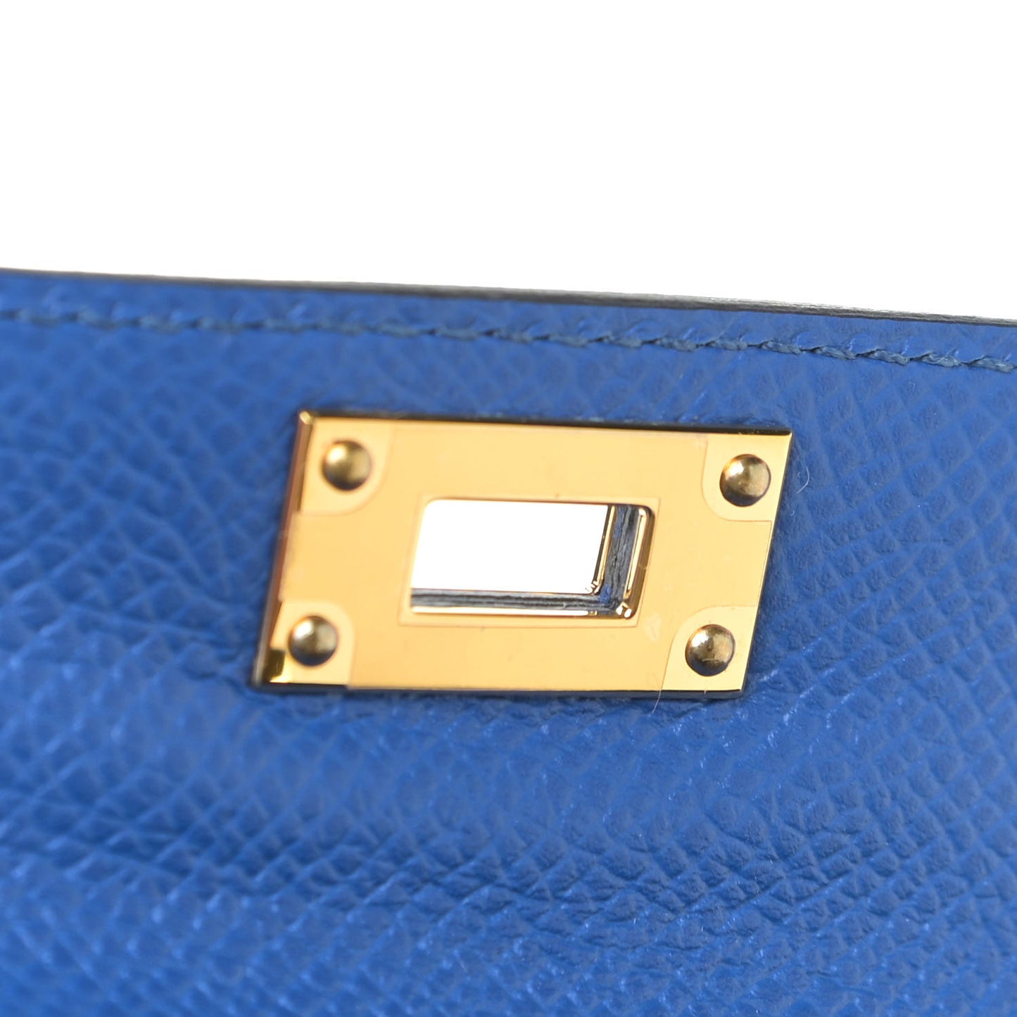 Swift Epsom Pocket Kelly Shoulder Strap Bleu Saphir Bleu France