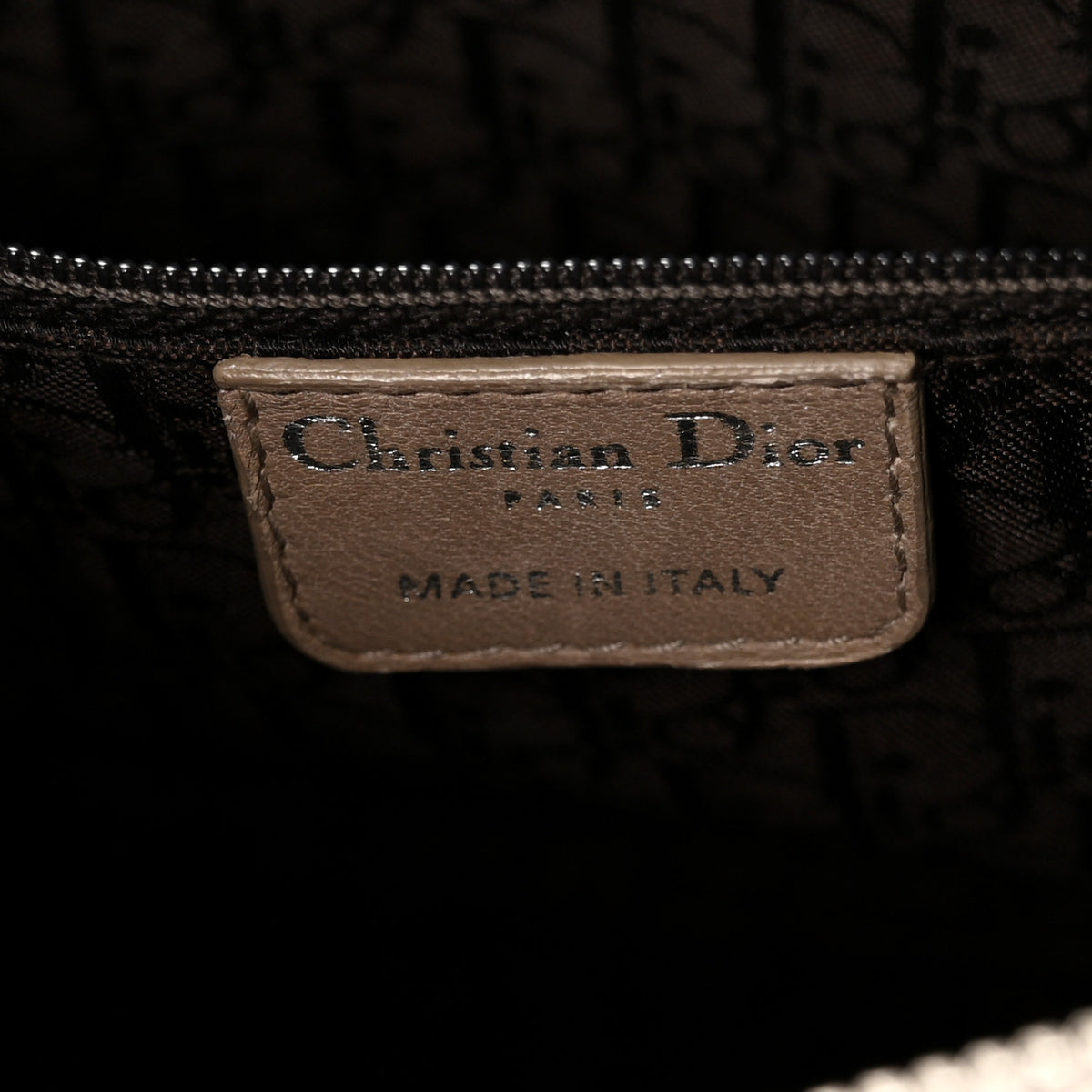 Lambskin Cannage Medium Lady Dior Grey