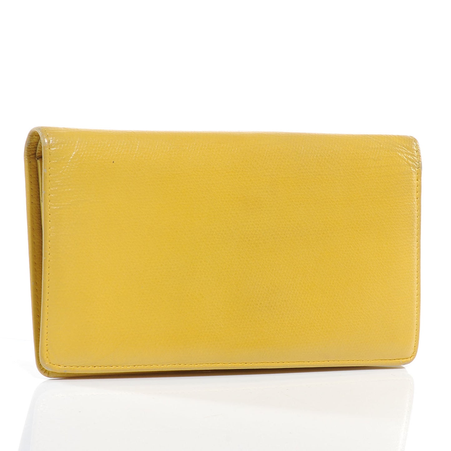 Leather Yen Wallet Yellow