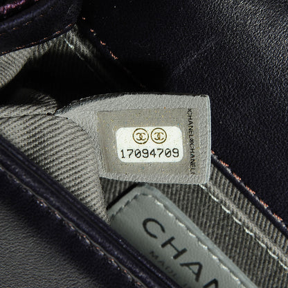 Chanel Velvet Mini Boy Flap Purple 7 of 9