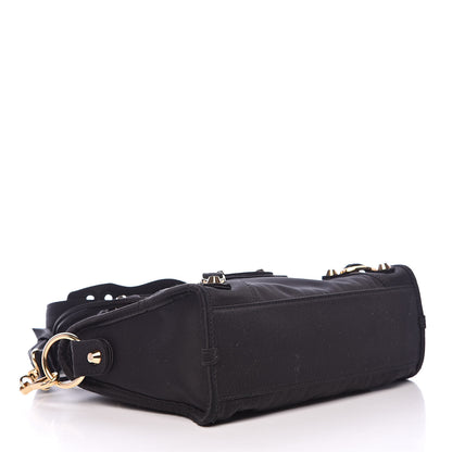 Balenciaga Satin Classic Gold Hardware Mini City Black 3 of 9