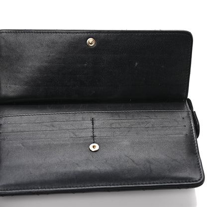 Chanel Lambskin Quilted All About Chanel Charm Wristlet Wallet Black 9 of 9