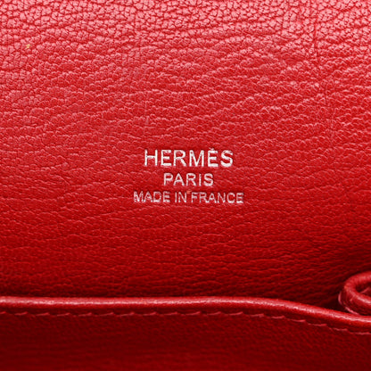 Hermes Taurillon Clemence Jypsiere 28 Rouge Casaque 6 of 15