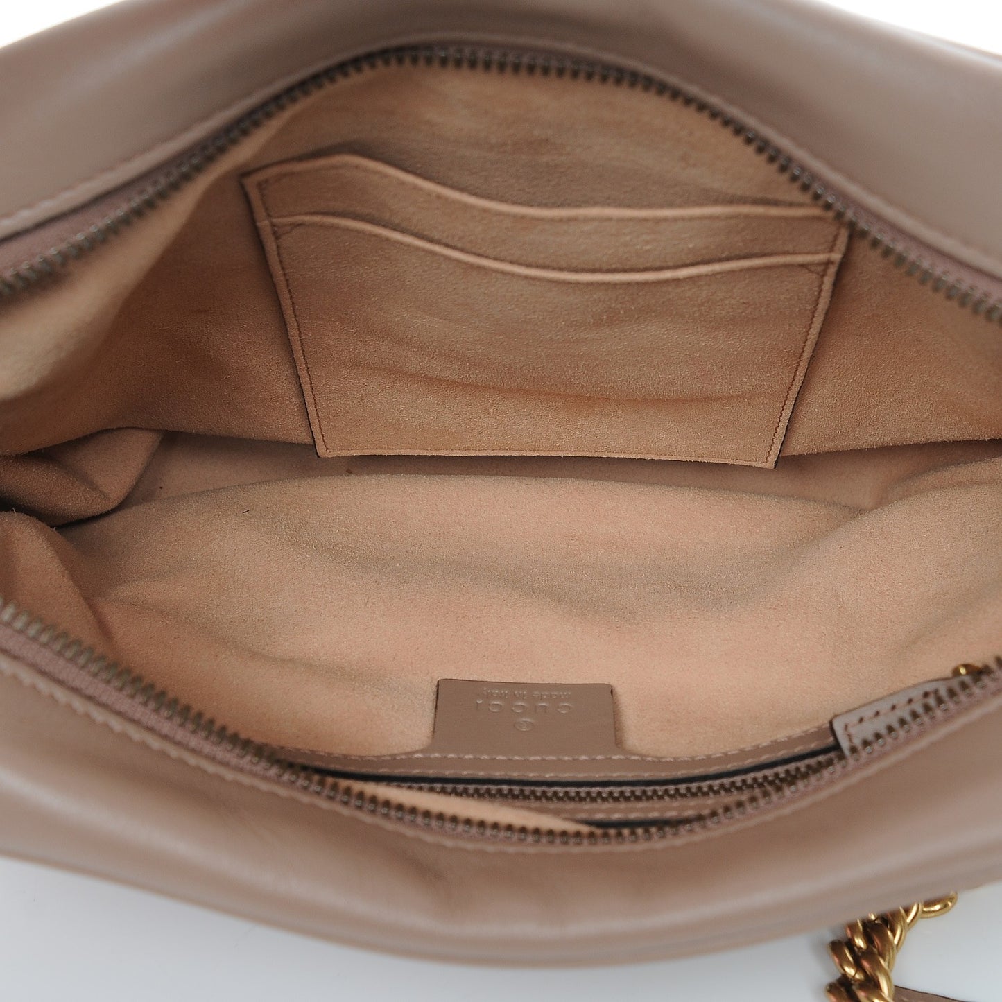 Calfskin Matelasse Medium GG Marmont Chain Shoulder Bag Porcelain Rose