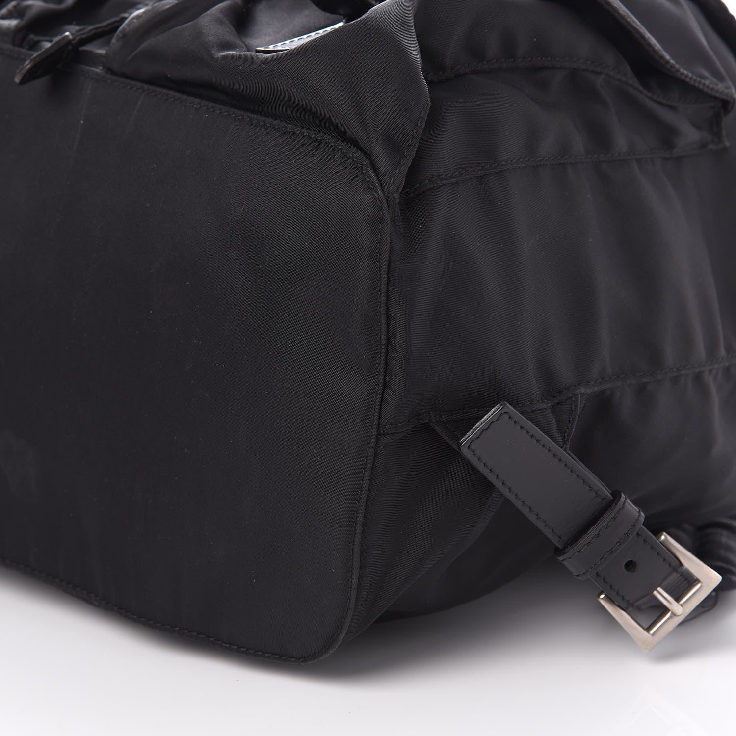 Prada Nylon Vela Medium Backpack Black 6 of 10
