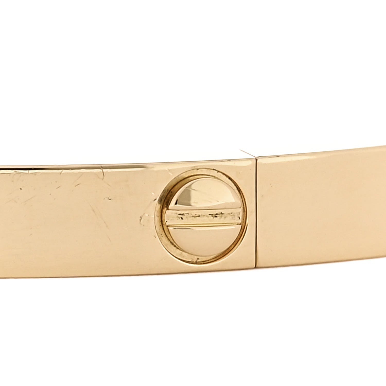 Cartier 18K Yellow Gold Small LOVE Bracelet 16 5 of 7