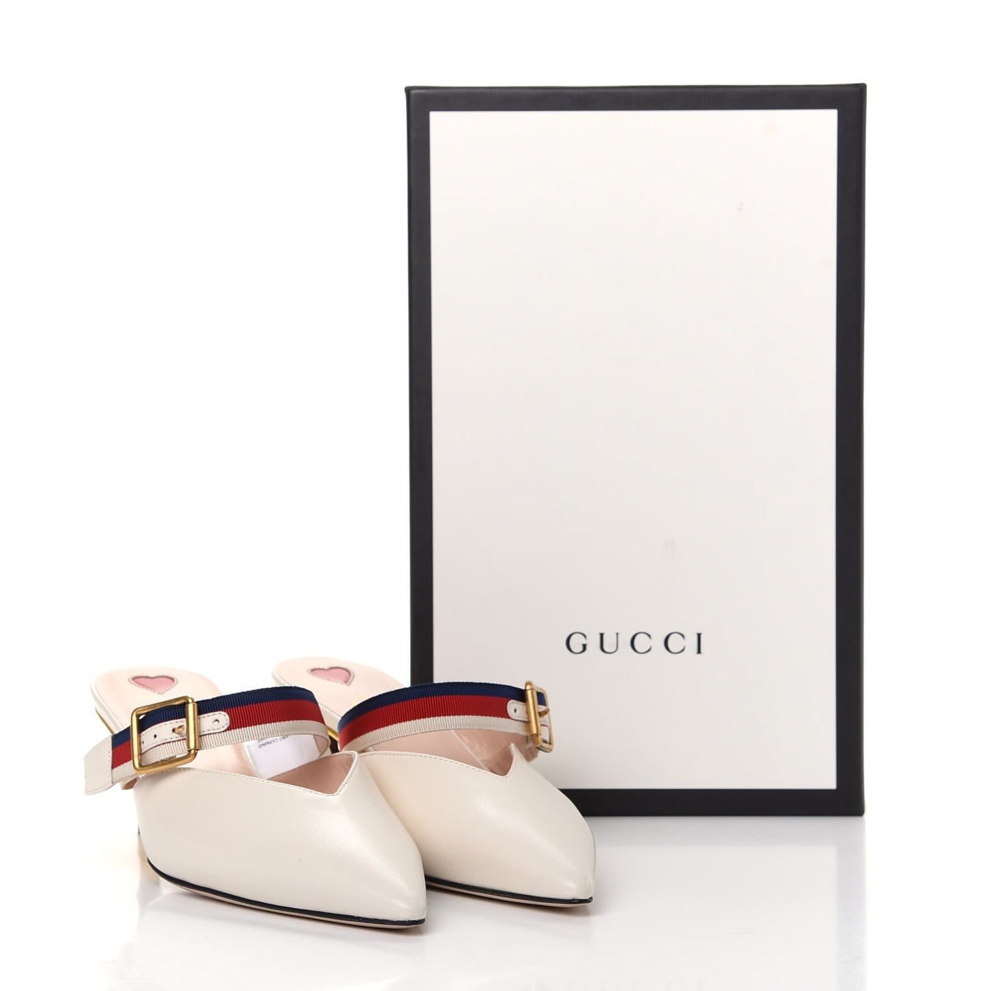 Malaga Kid Sylvie Web Bamboo Low Heel Mules 40 White