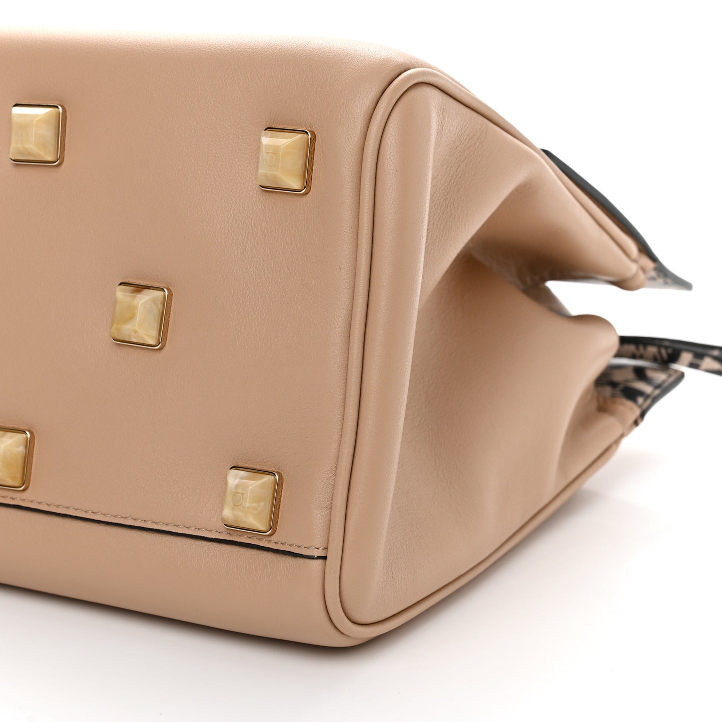 Calfskin The Studio Bag Almond
