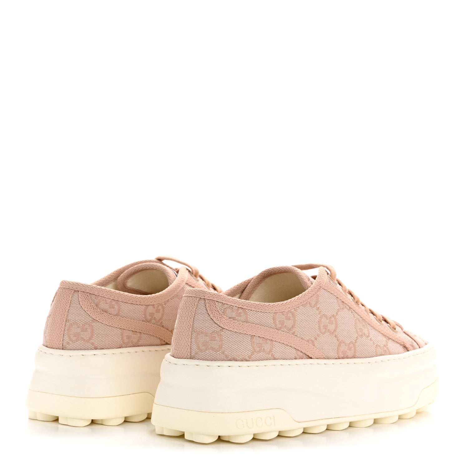 Gucci GG Monogram Womens 1977 Tennis Platform 52mm Sneakers 36 Skin Rose 5 of 10